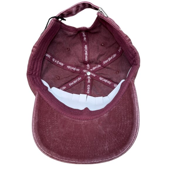 Active After Coffee "Club Mindfulness" Unisex Cap Washed burgundyOne Size - Picture 5 of 5